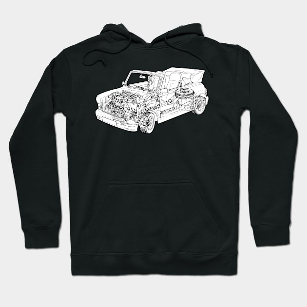 Invisible Austin Hoodie by imlying